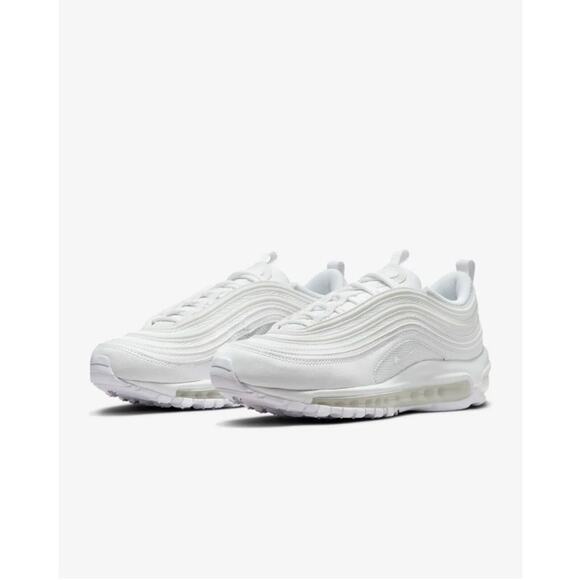Nike Air Max 97 Triple White Ripple Cushion DH8016-100 Running Sneakers 7 - Picture 1 of 11